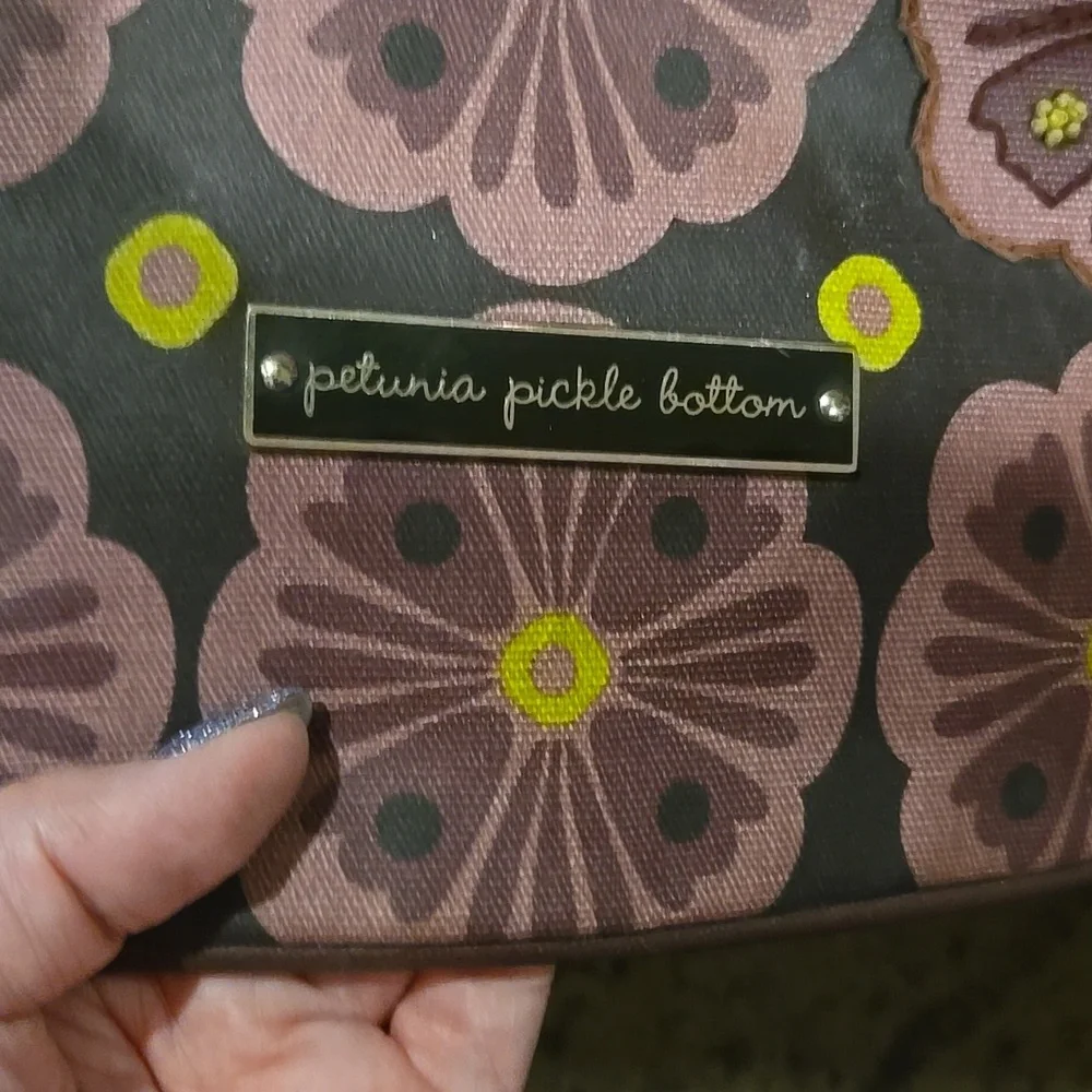Floral Patterned Diaper Bag, EUC